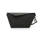 Black Asymmetric Clutch Bag