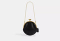 Vintage-Style Round Clutch