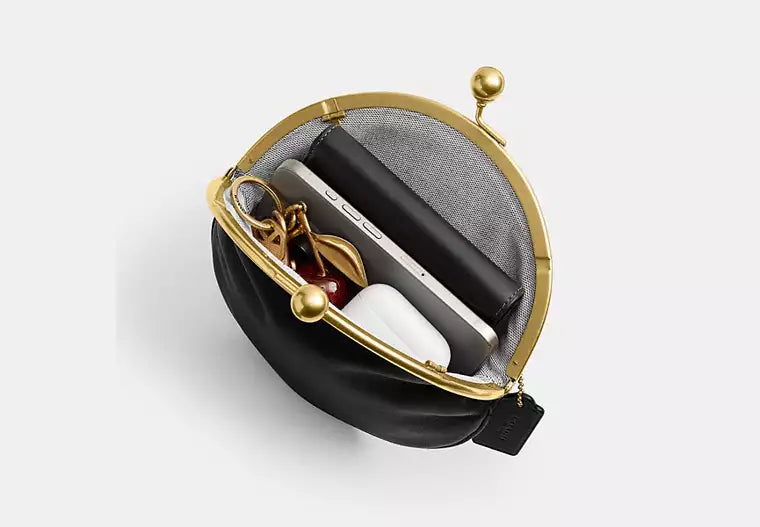 Vintage-Style Round Clutch