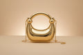 Dazzling Moon Mini Clutch Gold
