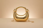 Dazzling Moon Mini Clutch Gold