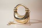Dazzling Moon Mini Clutch Gold