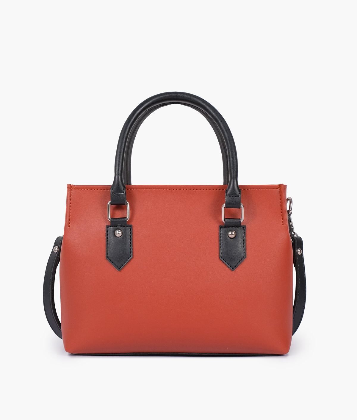 Rust small satchel bag