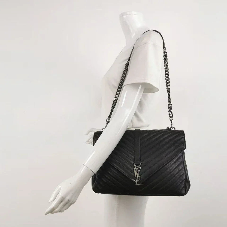 college leather bag
