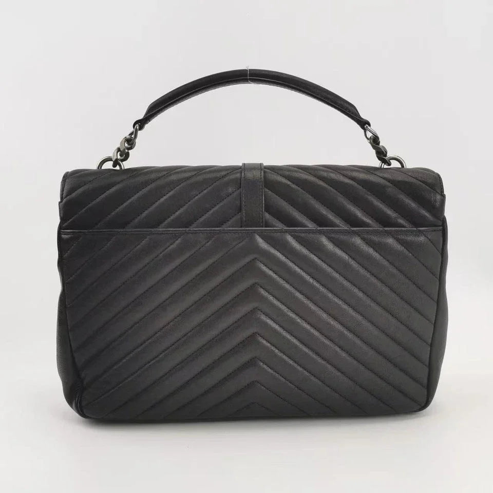 college leather bag